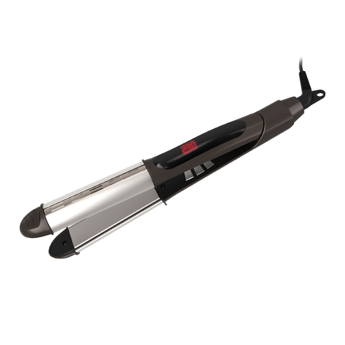 LN-112K 2 in 1 Titanium Flat Iron Curler